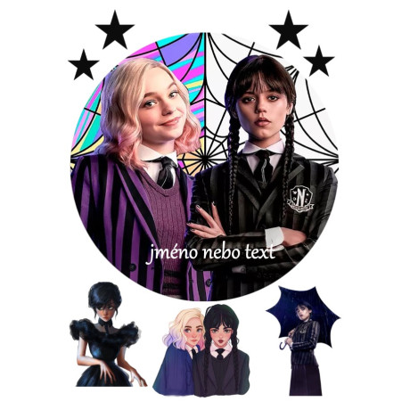 Wednesday č.10 jedlý papír