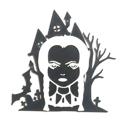 Wednesday č.10 - plastová dekorace