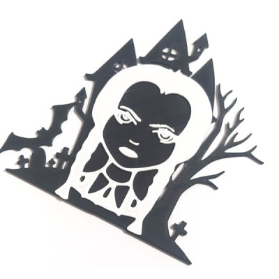 Wednesday č.10 - plastová dekorace