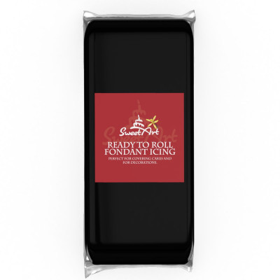 Black - potahovací a modelovací hmota 1 kg