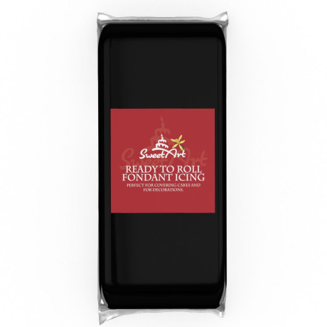 Black - potahovací a modelovací hmota 1 kg