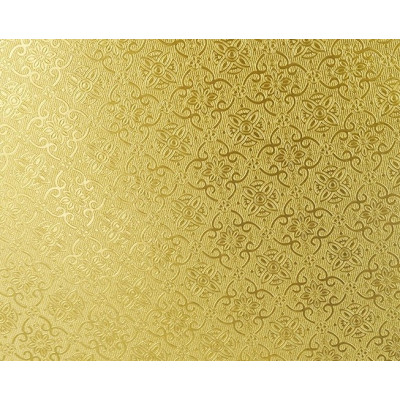 Zlatý tác pevný - vzor Jinju 33 cm