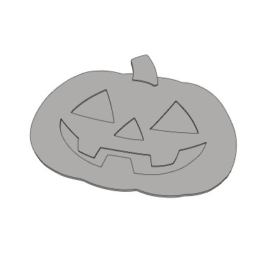 Barevná dýně - dekorace