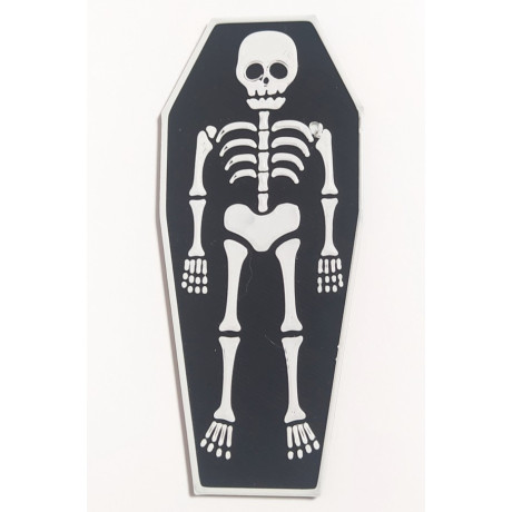 Kostlivec v rakvi - dekorace