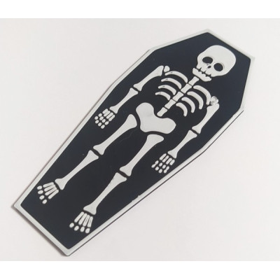 Kostlivec v rakvi - dekorace