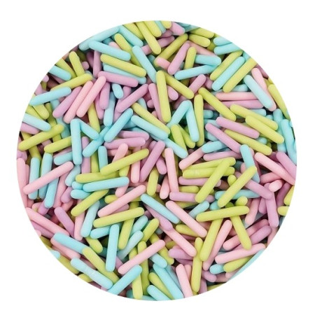 Pastelové tyčinky cukrové zdobení 10g
