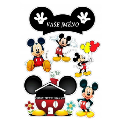Mickey Mouse č.1 - jedlý papír 
