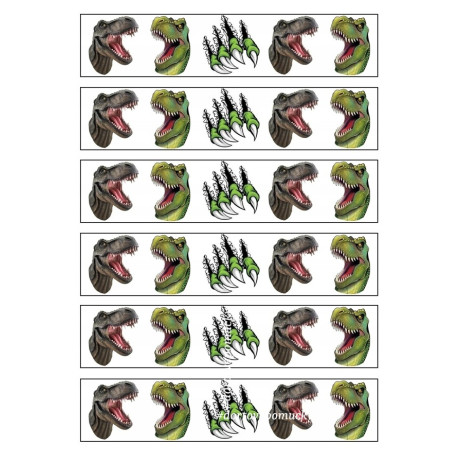 Dinosauři č.4 - jedlý papír 
