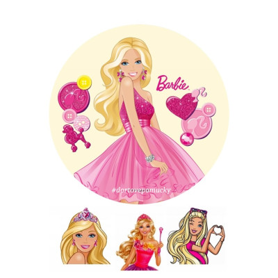 Barbie č.1 jedlý papír