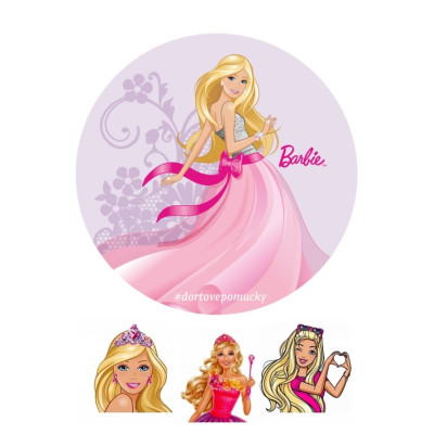 Barbie č.3 jedlý papír