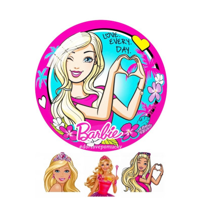 Barbie č.5 jedlý papír