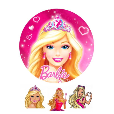 Barbie č.8 jedlý papír