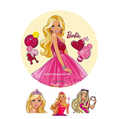 Barbie č.10 jedlý papír