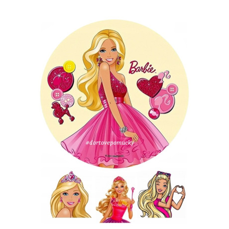 Barbie č.10 jedlý papír