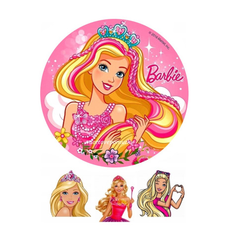 Barbie č.6 jedlý papír