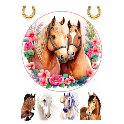 Koně č.1 - jedlý papír