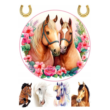 Koně č.1 - jedlý papír