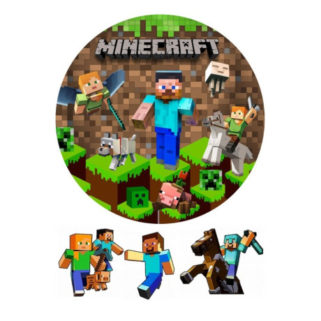 Minecraft č.2 jedlý papír 