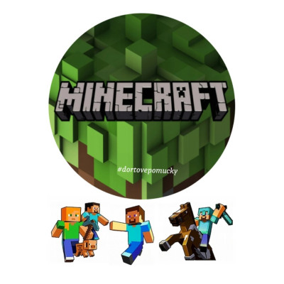 Minecraft č.4 jedlý papír 