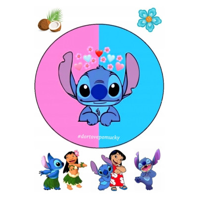 Lilo a stitch č.1 - jedlý papír