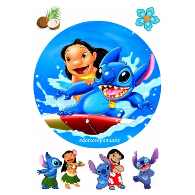 Lilo a stitch č.3 - jedlý papír