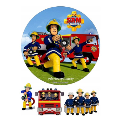Požárník Sam č.2 - jedlý papír 
