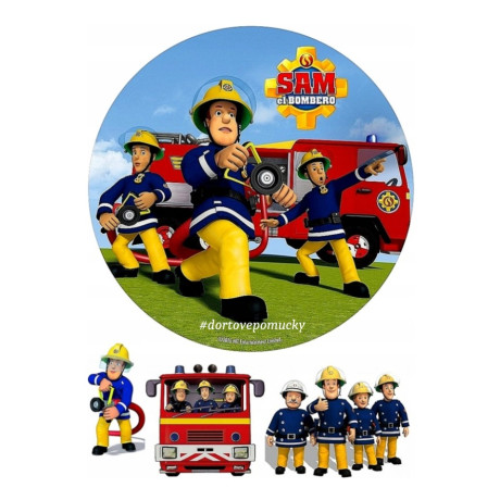Požárník Sam č.2 - jedlý papír 