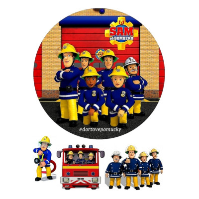 Požárník Sam č.3 - jedlý papír 