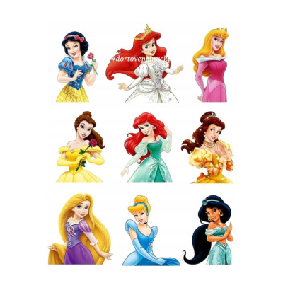 Princezny č.5 - jedlý papír 