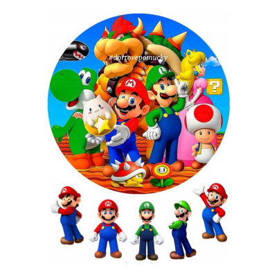 Super Mario č.1 - jedlý papír 