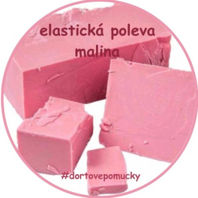 Malinová elastická poleva 500 g