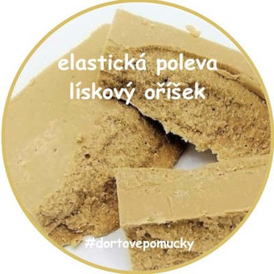 Lískový oříšek elastická poleva 250 g