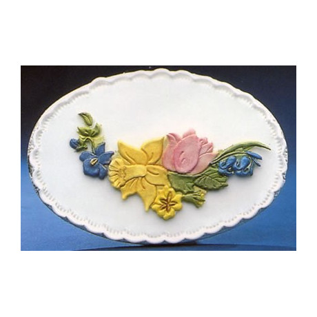 Květiny -  patchwork vytlačovač