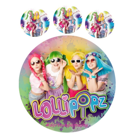 Lollipopz č.3 - jedlý papír