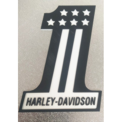 Harley - Davidson č.3 - plastová dekorace