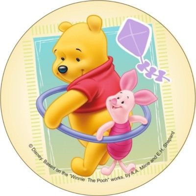 Medvídek Pú 14,5 cm č.2 jedlý papírový terč