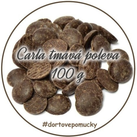 CARLA cukrářská poleva tmavá 100 g