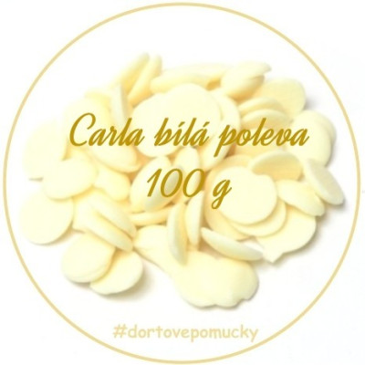 CARLA cukrářská poleva bílá 100g