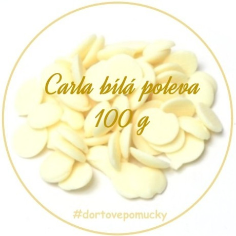 CARLA cukrářská poleva bílá 100g