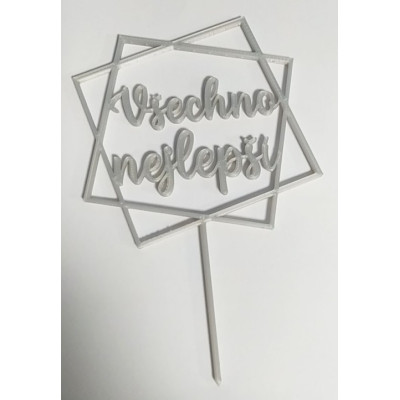 Všechno nejlepší č.6 - plastový zápich