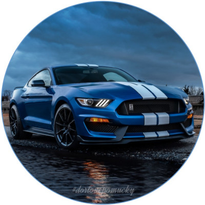 Mustang SHELBY - jedlý papír