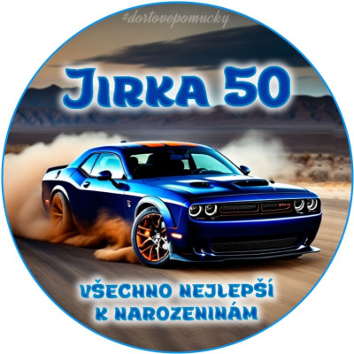 Dodge Challenger - jedlý papír