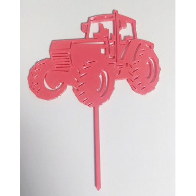 Traktor - plastový zápich