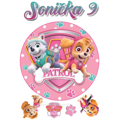 Jedlý papír Paw Patrol – mix obrázků A4 | Dortová dekorace