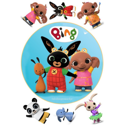 Zajíček BING č.9 - jedlý papír