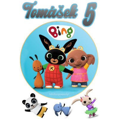 Zajíček BING č.9 - jedlý papír