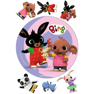 Zajíček BING č.10 - jedlý papír 