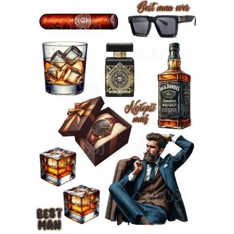 Nejlepší muž - jedlý papír