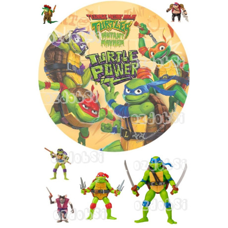 Želvy Ninja č.5 jedlý papír