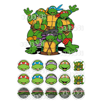 Želvy Ninja č.7 jedlý papír